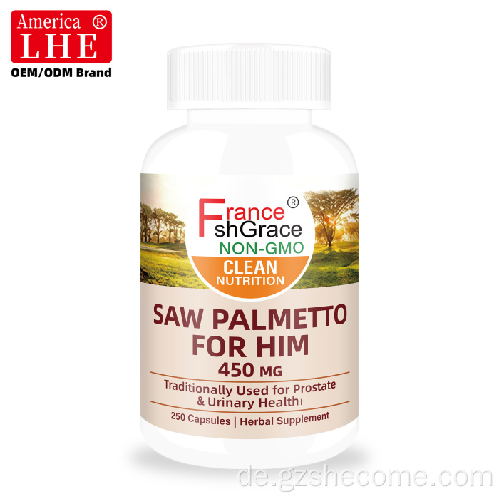 Shecome Prostate Support Saw Palmetto Prostata-Kapseln
